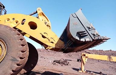Successful commissioning of a front loader bucket in Africa